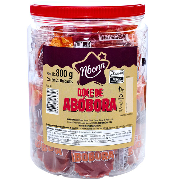 doce-de-abobora-com-20-uni Doce de Abóbora - 20 Unidades - Imagem 1