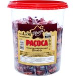 Paçoca Rolha com Cobertura Sabor Chocolate ao Leite - 60 Unidades